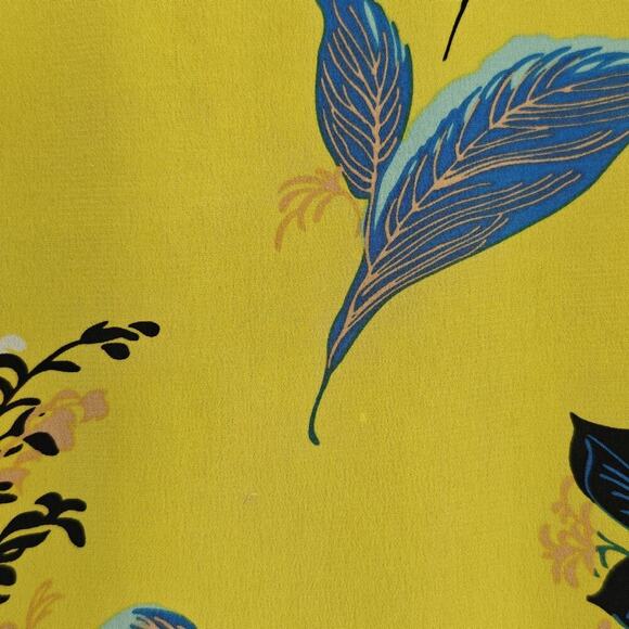 Diane von Furstenberg Floral Silk Top Size Small Multicolor Sleeveless Summer - Picture 8 of 8